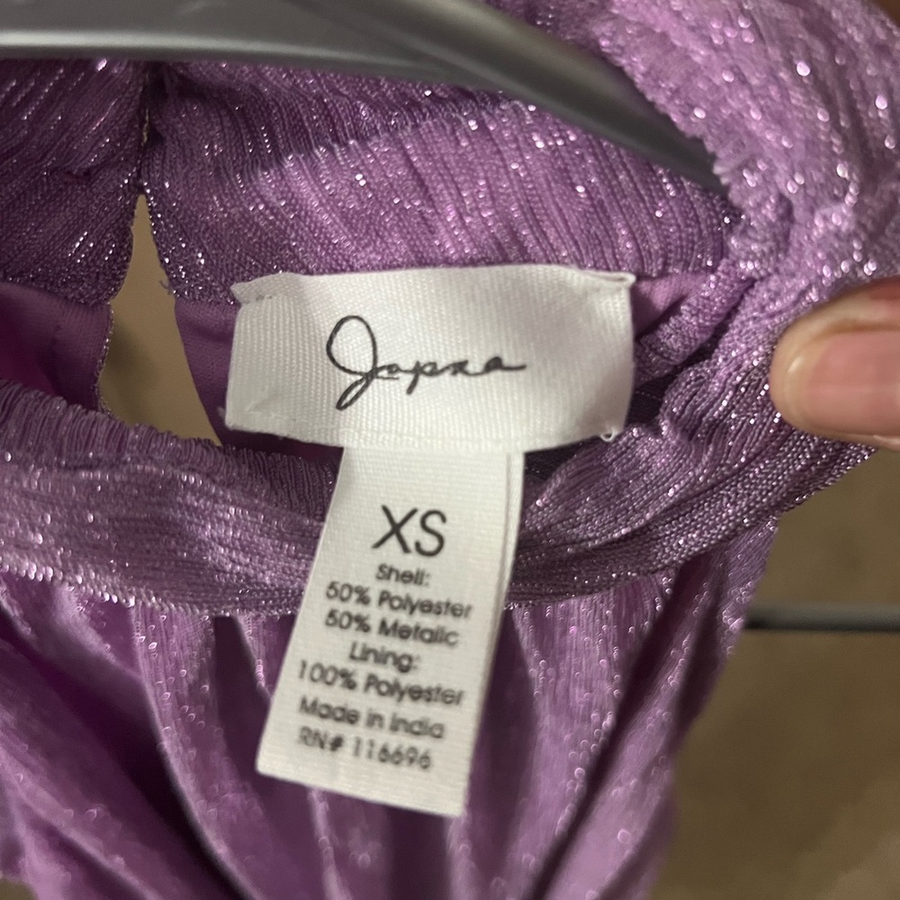 Jopa Purple Metallic Dress XS